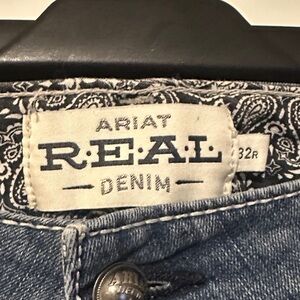 Ariat Real Denim Jeans with Paisley Detail